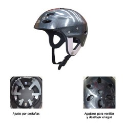 Casco Vibe Carbon Aqua Design - descatalogado