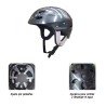 Casco Vibe Carbon Aqua Design - descatalogado