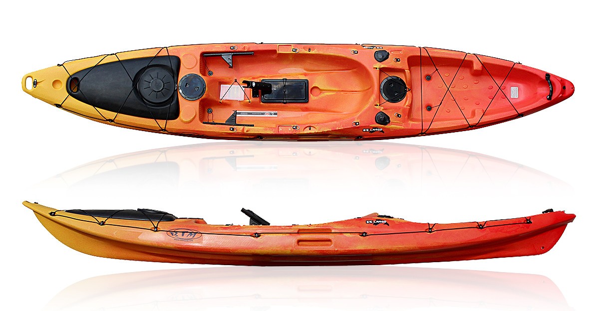 Kayak Modular De Pesca De 9.5 Pies, Súper Ligero, Capacidad