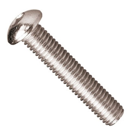 Tornillo inox A2 25 redonda ø5 Portear